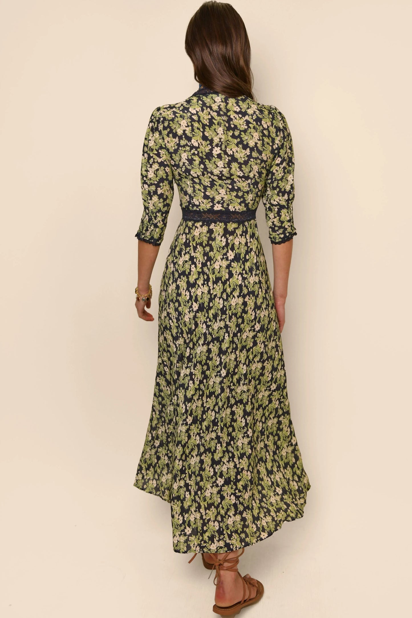 amina - marais floral green